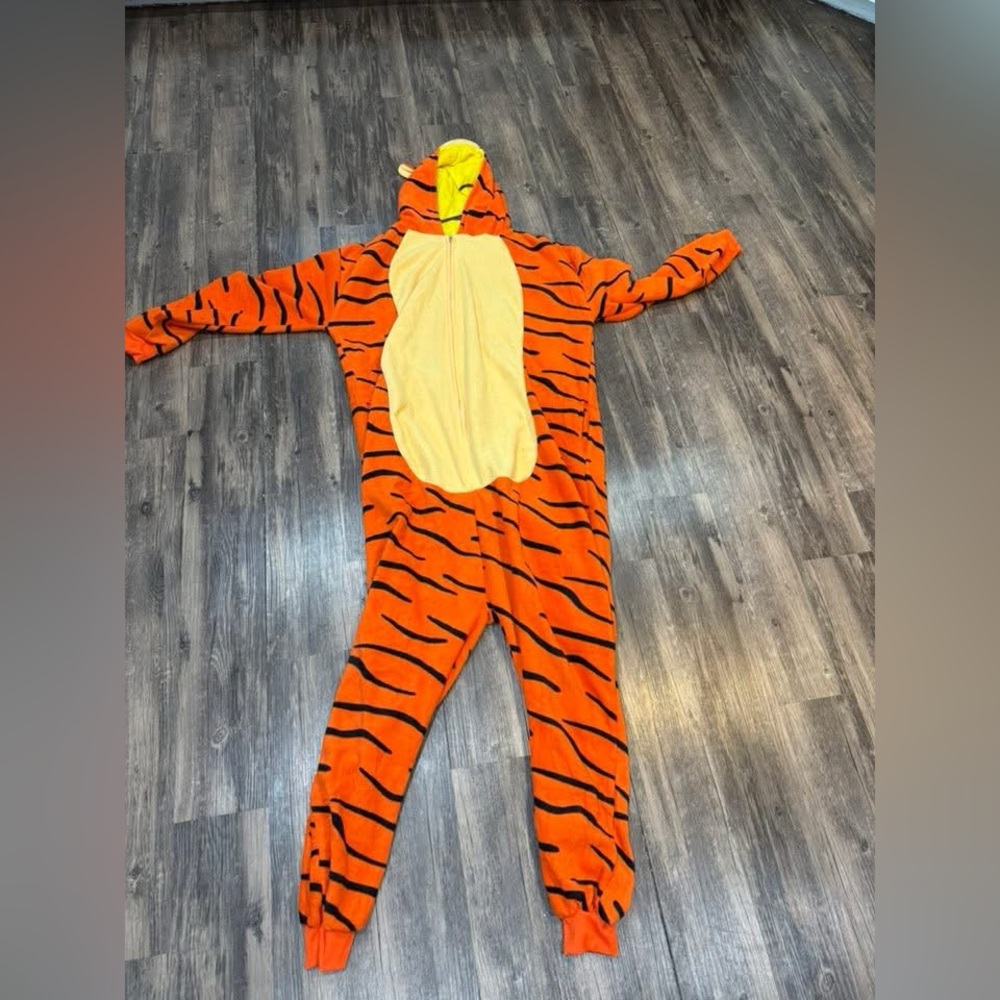 Orange Tiger Onesie Costume